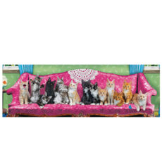 پازل 1000 تکه یوروگرافیکس پازلز مدل Kitty Cat Couch کد 6010-5629