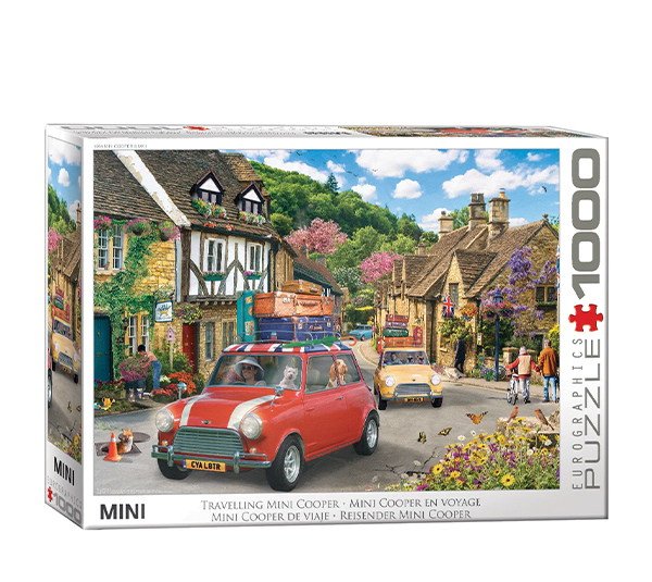 پازل 1000 تکه یوروگرافیکس پازلز مدل Mini Cooper کد 6000-6092