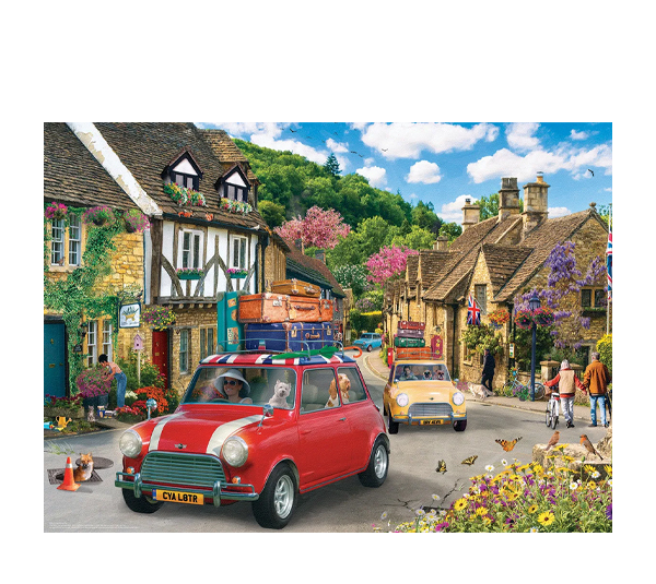 پازل 1000 تکه یوروگرافیکس پازلز مدل Mini Cooper کد 6000-6092