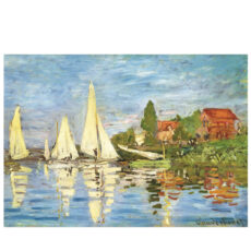پازل 1000 تکه یوروگرافیکس پازلز مدل Regattas at Argenteuil کد 6000-6040