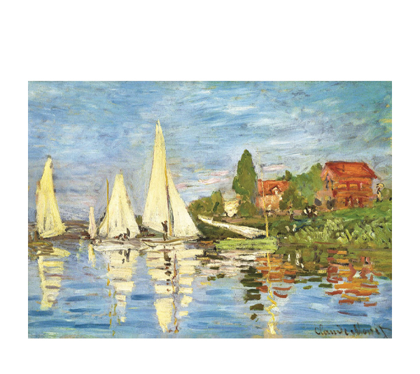 پازل 1000 تکه یوروگرافیکس پازلز مدل Regattas at Argenteuil کد 6000-6040