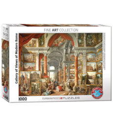 پازل 1000 تکه یوروگرافیکس پازلز مدل Gallery of Views of Modern Rome کد 6000-6036