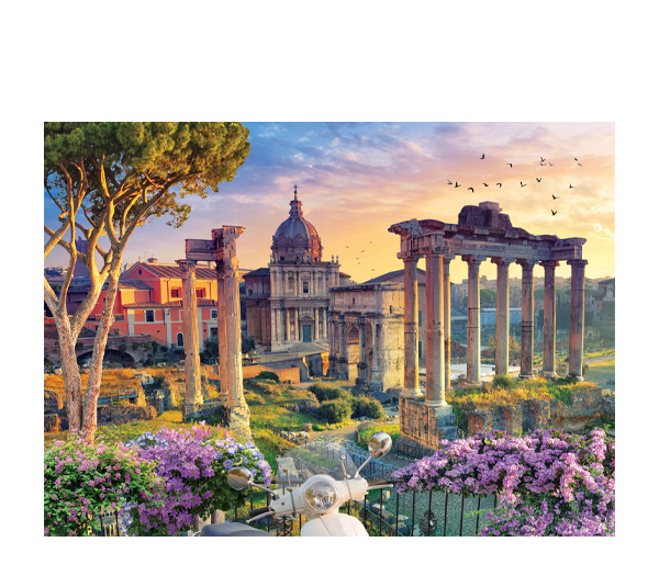 پازل 1000 تکه یوروگرافیکس پازلز مدل Roman Forum کد 6000-6003