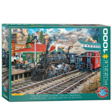 پازل 1000 تکه یوروگرافیکس پازلز مدل The Old Depot Station کد 6000-5876