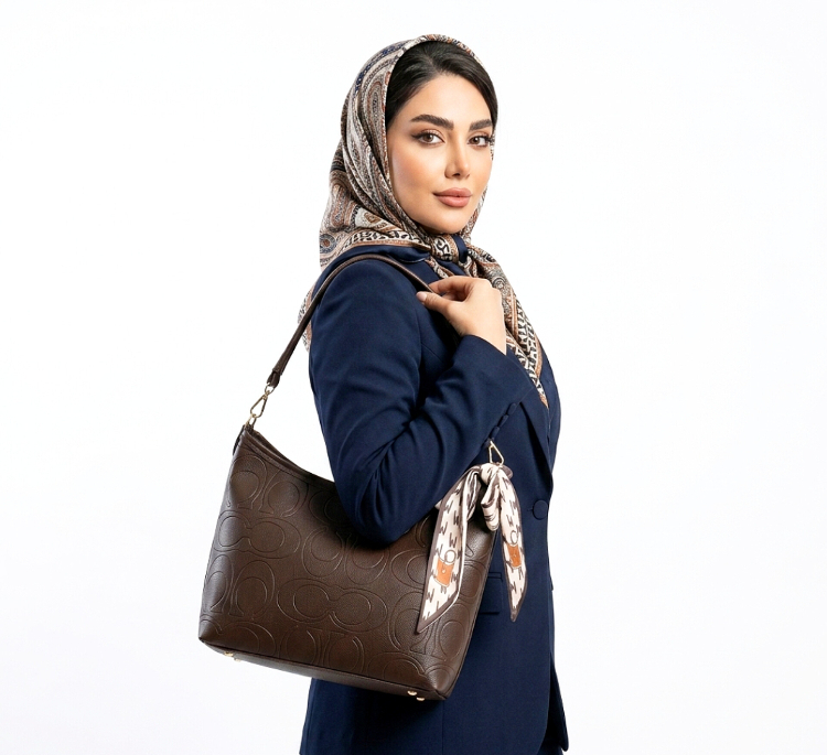 کیف زنانه مدل کیمیا کد Kif77_1791 طرح Coach