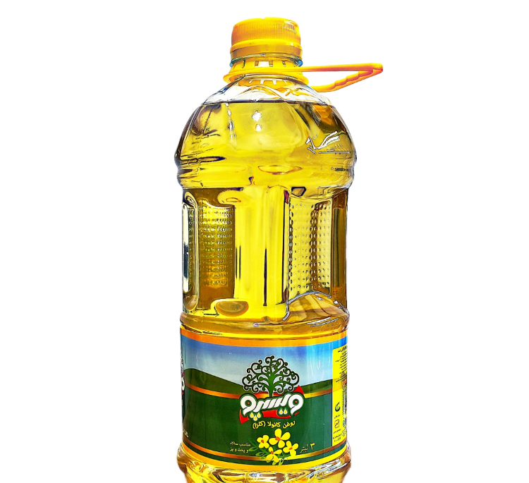 روغن مایع پخت و پز کانولا کلزا ویسپو حجم 3 لیتر
