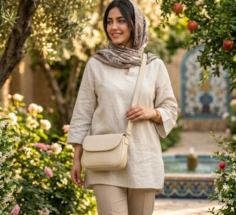 کیف رودوشی زنانه مدل آتینا کد 1077