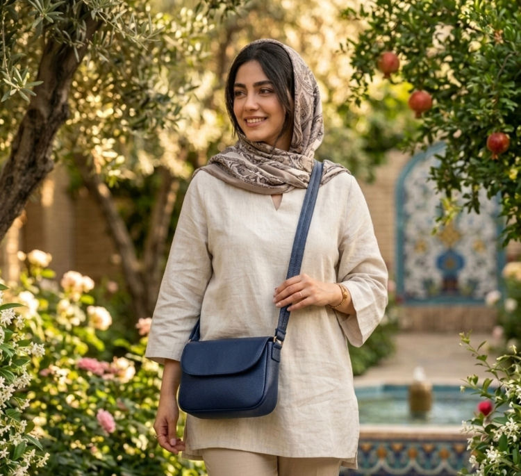 کیف رودوشی زنانه مدل آتینا کد 1077