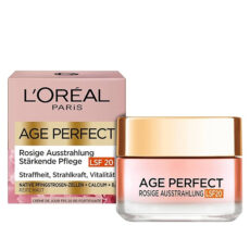 کرم ضد چروک لورآل مدل Age Perfect Rosige Ausstrahlung LSF 20 حجم 50 میلی لیتر
