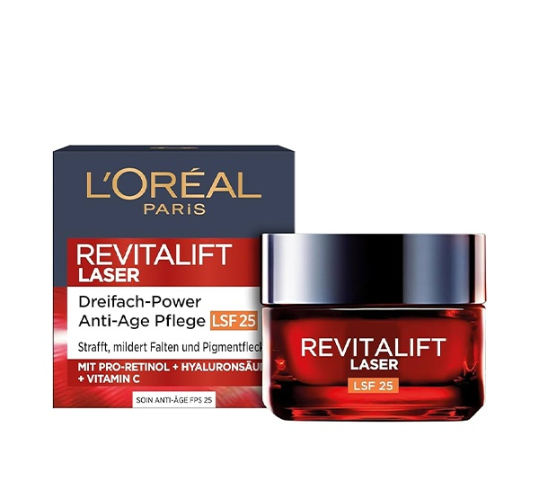 کرم روز ضدچروک لورآل مدل Revitalift Laser حجم 50 میلی لیتر