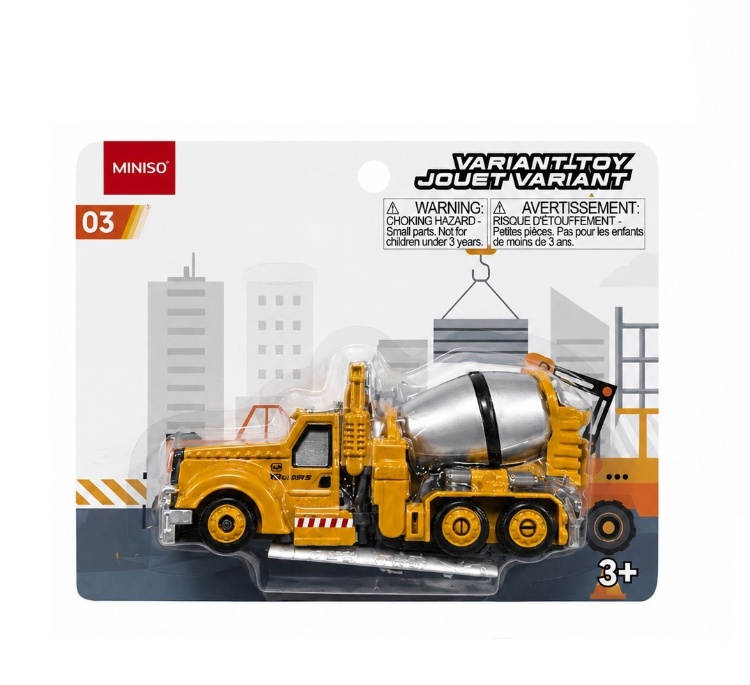 ماشین بازی مینیسو مدل Mixer Truck