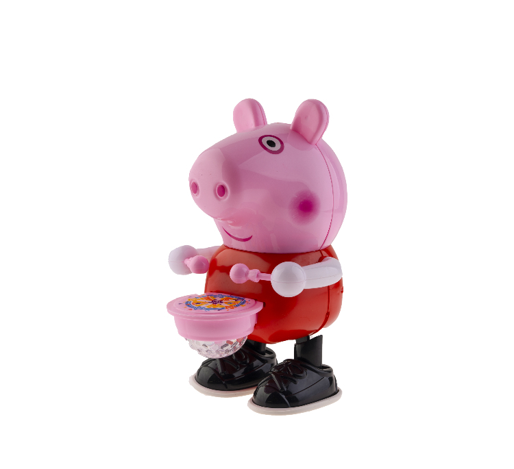 اسباب بازی مدل Peppa Pig طبل زن رقصنده کد 20212 ارتفاع 23 سانتی‌ متر