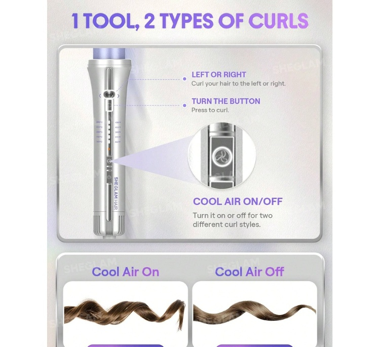 فر کننده مو شیگلم هیر مدل One Touch Airflow Styler Pro