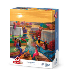پازل 1000 تکه آرت پازل مدل Port of Flower كد 5238