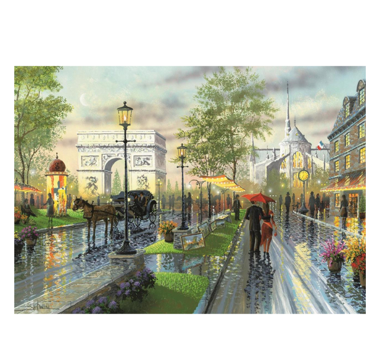 پازل 1000 تکه آرت پازل مدل Spring Walk, Paris كد 4225