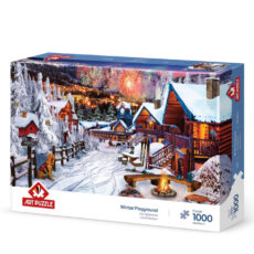 پازل 1000 تکه آرت پازل مدل Winter Playground كد 5183
