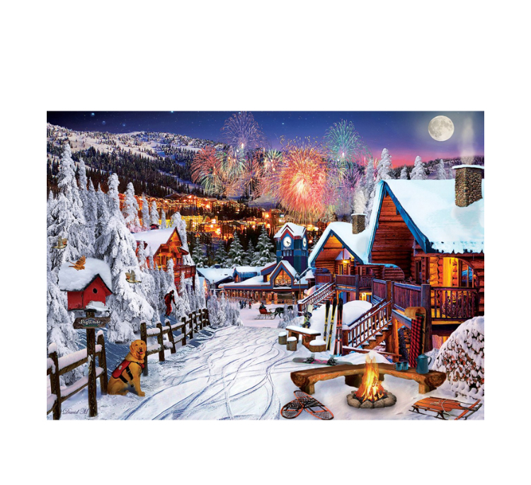 پازل 1000 تکه آرت پازل مدل Winter Playground كد 5183