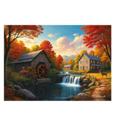 پازل 1000 تکه آرت پازل مدل The Deer's Waterfall كد 41045