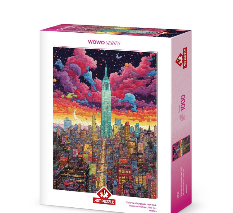 پازل 1000 تکه آرت پازل مدل olorful Metropolis New York كد 41030