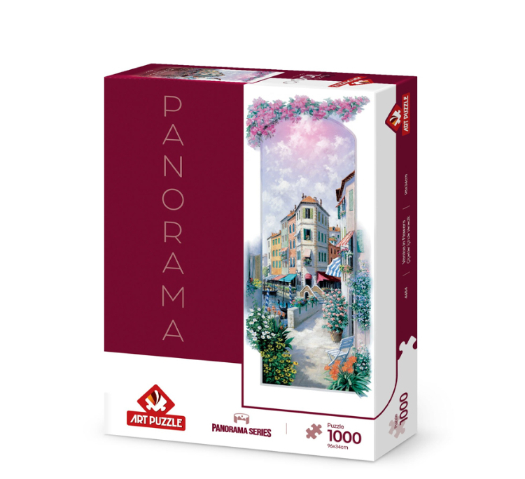 پازل 1000 تکه آرت پازل مدل Venice in Flowers كد 4484