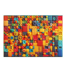 پازل 1000 تکه آرت پازل مدل Crazy Cubes كد 41037