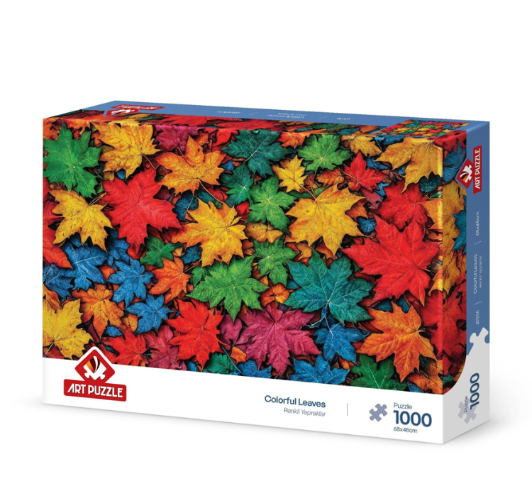 پازل 1000 تکه آرت پازل مدل Colorful Leaves كد 41036