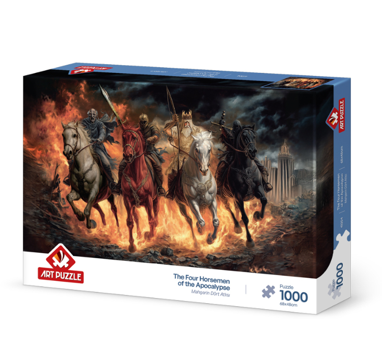 پازل 1000 تکه آرت پازل مدل The Four Horsemen of the Apocalypse كد 41004
