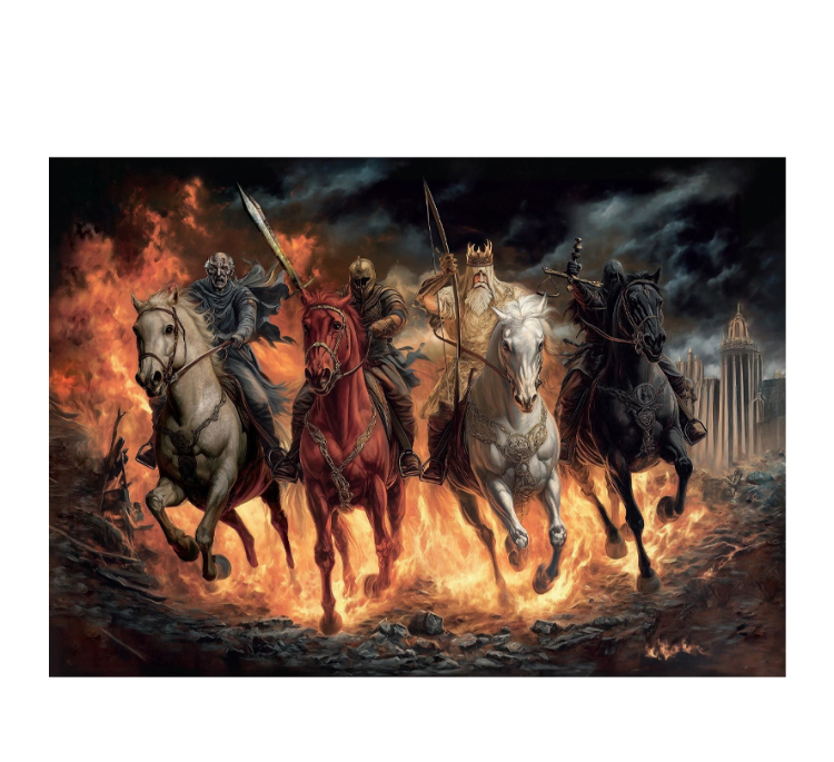 پازل 1000 تکه آرت پازل مدل The Four Horsemen of the Apocalypse كد 41004