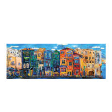 پازل 1000 تکه آرت پازل مدل The Colorful Town كد 5350