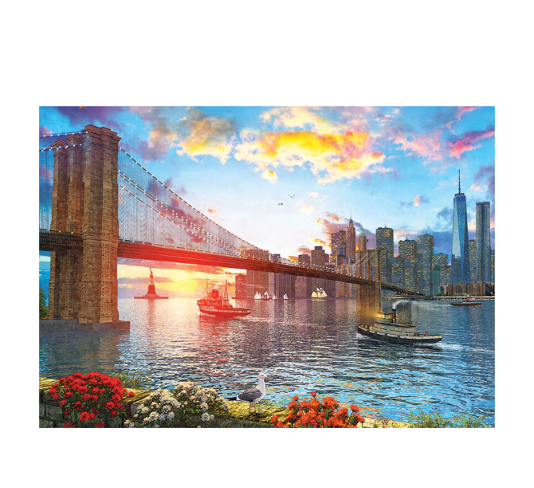 پازل 1000 تکه آرت پازل مدل Sunset On New York كد 5185