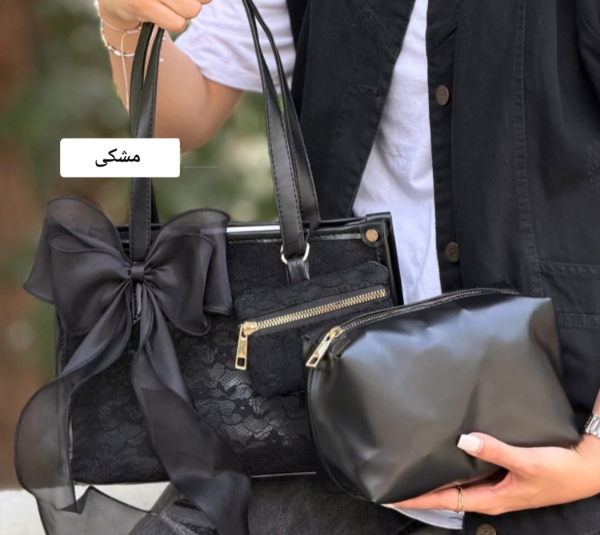 کیف دستی زنانه مدل توری کد 1041