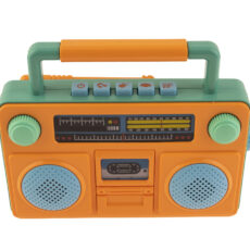 بازی آموزشی مدل رادیو ضبط موزیکال کد HJ-8087 رنگ نارنجی