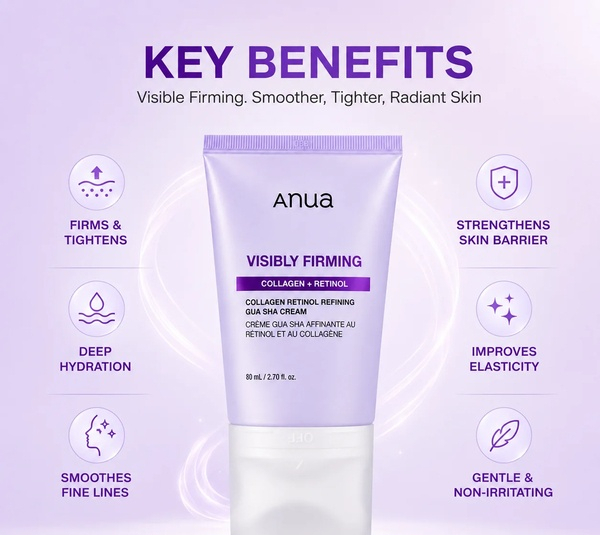 کرم ضد چروک و لیفتینگ آنوا مدل Visibly Firming حجم 80 میلی لیتر