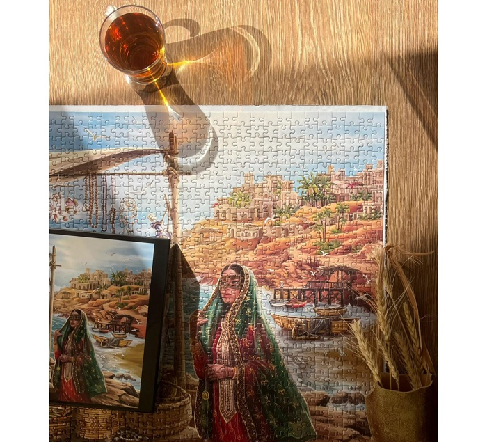 پازل 1000 تکه هفت خوان مدل خلیج فارس