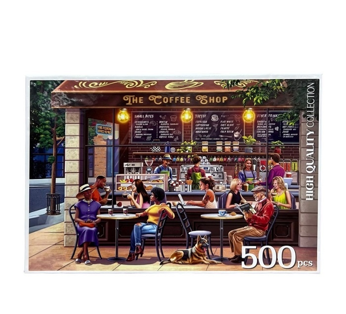 پازل 500 تکه کینگ مدل کافی شاپ کد 103232