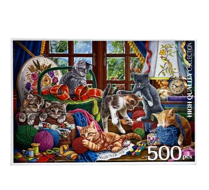 پازل 500 تکه کینگ مدل گربه ها کد 103230