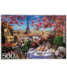 پازل 500 تکه کینگ مدل ایفل بهاری 103227