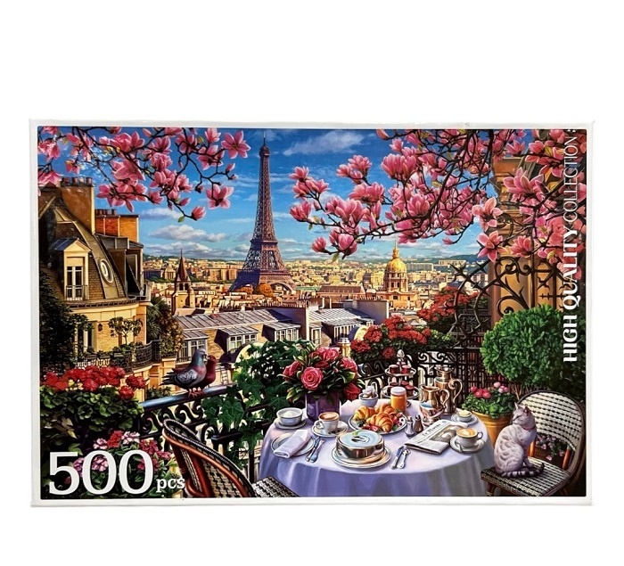پازل 500 تکه کینگ مدل ایفل بهاری 103227
