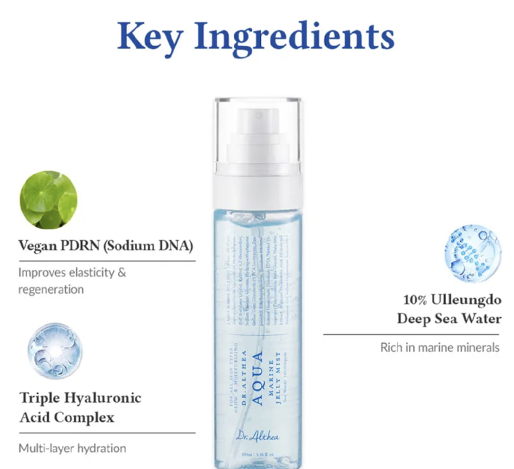 ژل دوفاز آبرسان و مرطوب کننده پوست دکتر آلتیا مدل Aqua Marine حجم 100 میلی لیتر