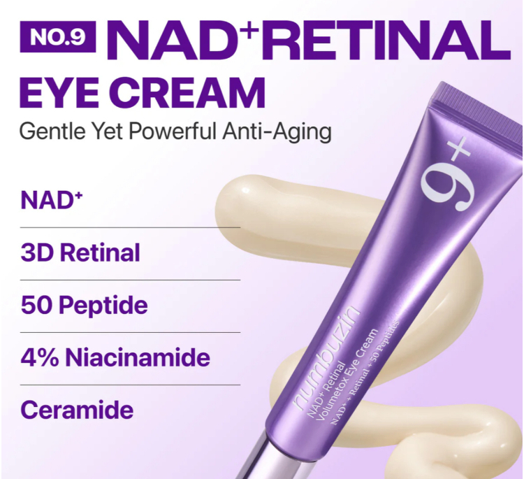کرم ضد چروک دور چشم نامبوزین مدل 9 Retinal Volumetox حجم 20 میلی لیتر