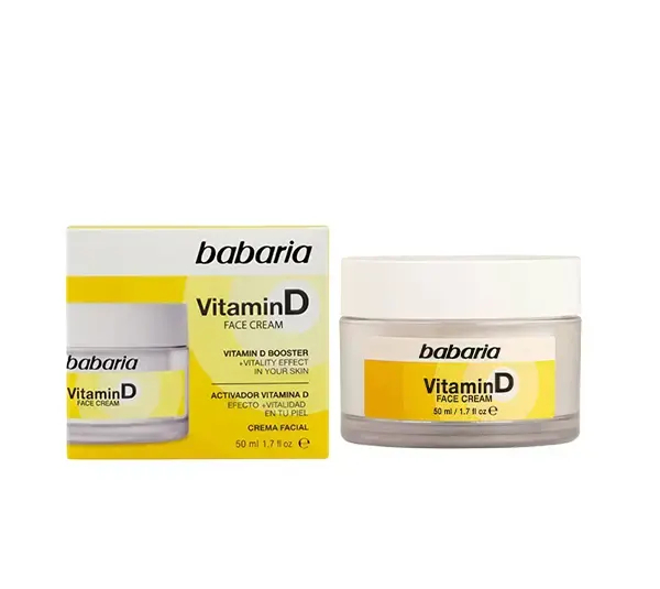 کرم روشن کننده صورت باباریا مدل Vitamin D حجم 50 میلی لیتر