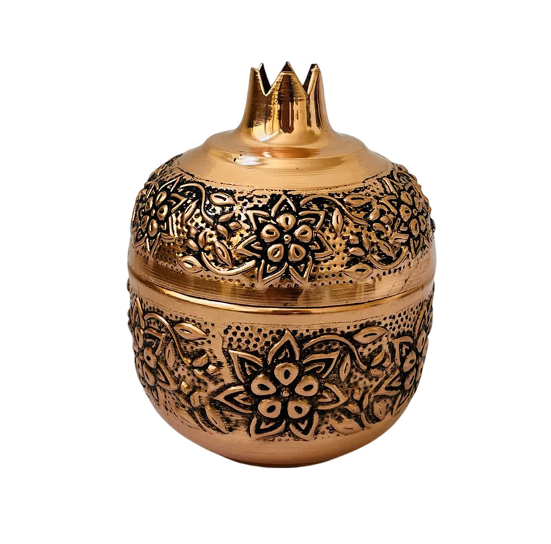 قندان مسی مدل انار کد ZH416