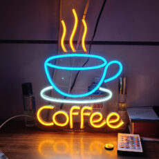 چراغ نئونی طرح coffee کد CO33X24