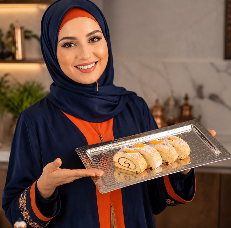 رولت خوری مسی مدل مستطیلی کد ZH329.1