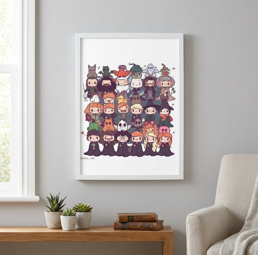 تابلو مدل هری پاتر Harry Potter کد LA-G10602