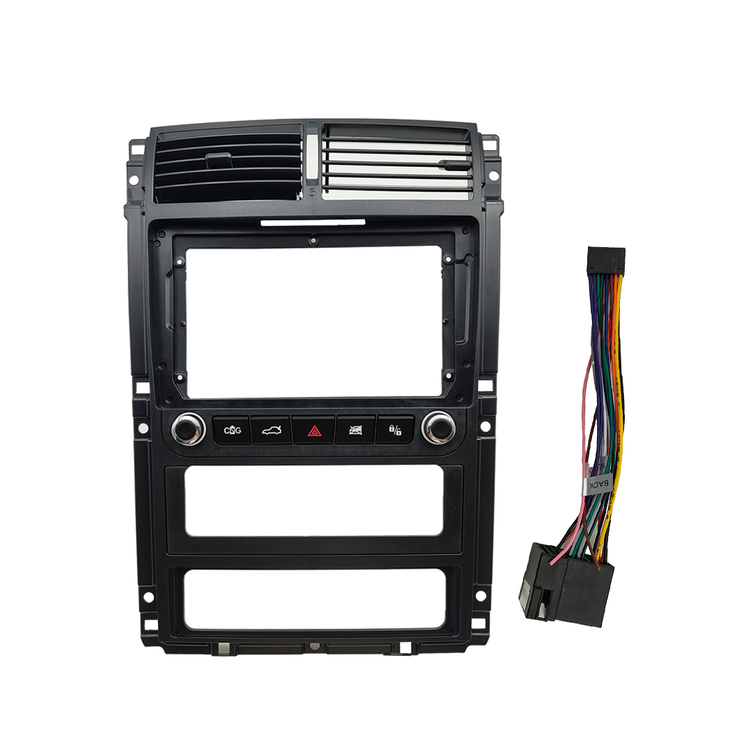 قاب مانیتور خودرو دو ولوم مدل Eminent P4052V مناسب برای پژو 405 به همراه سوکت