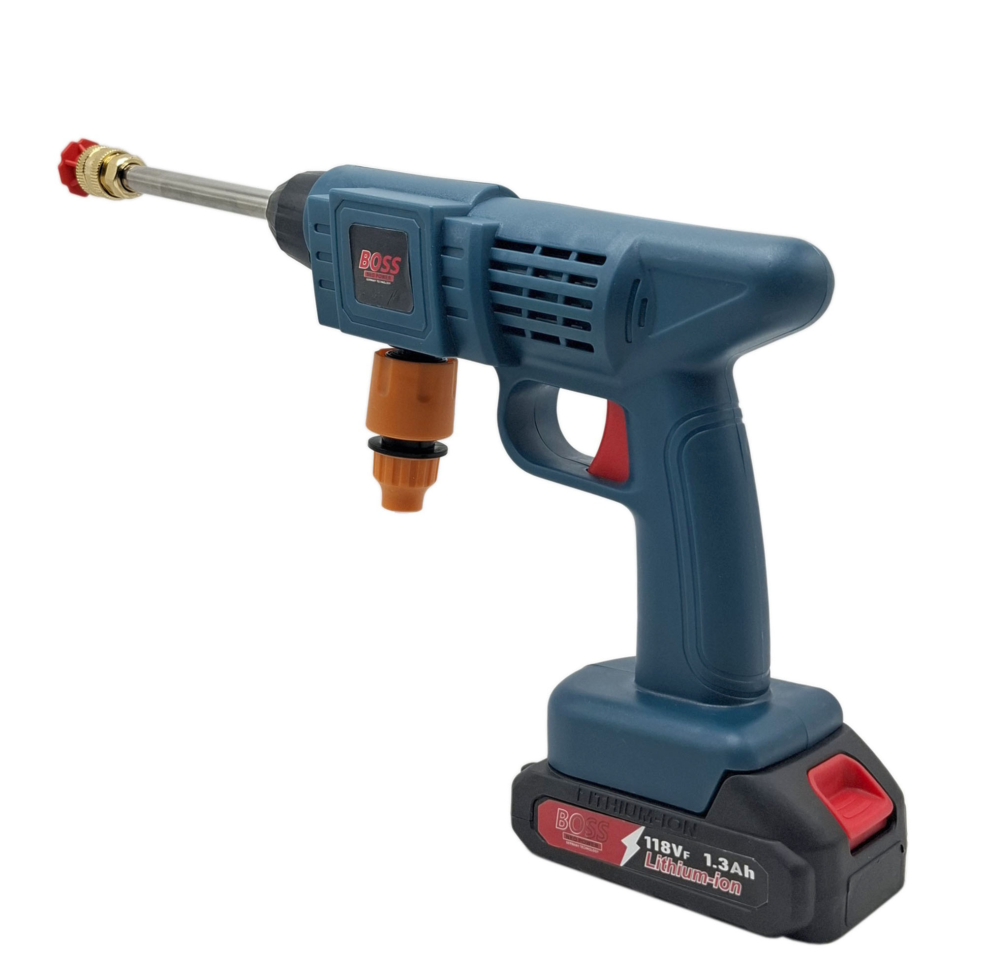 کارواش شارژی 22 بار 118 ولت موتور ذغالی باس مدل BS_2204Z کد 2 با حداکثر دبی 3.5 لیتر بر دقیقه​