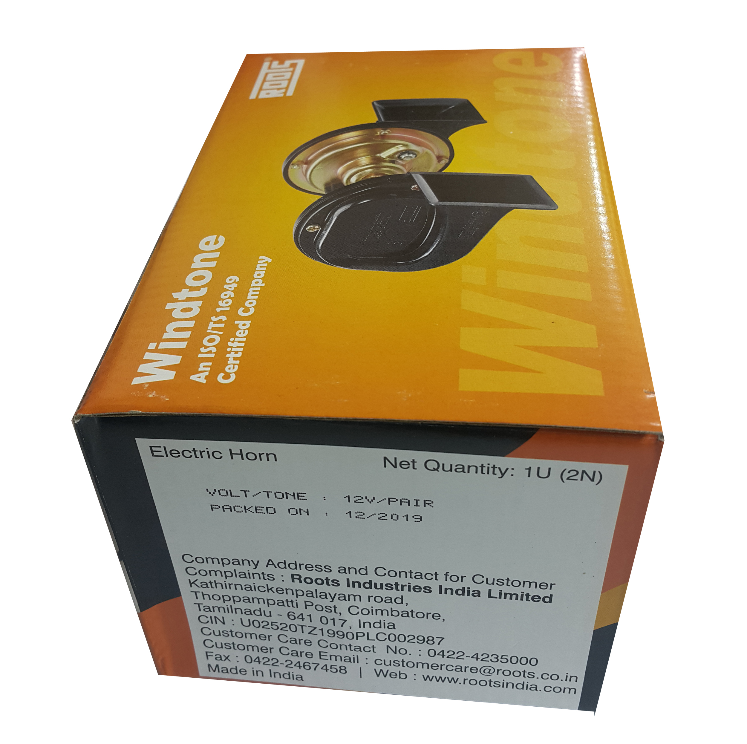 بوق خودرو روتس مدل ویندتن 80 بسته دو عددی