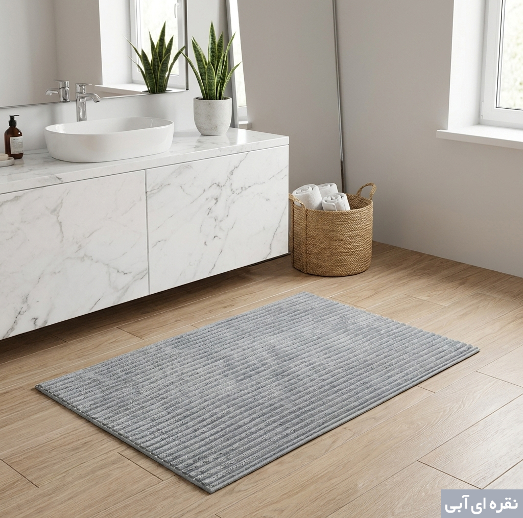 پادری وینوما مدل سرویس بهداشتی و حمام 4 لایه مخمل ویژه سایز 70x45 سانتی‌متر مناسب برای فضای داخلی