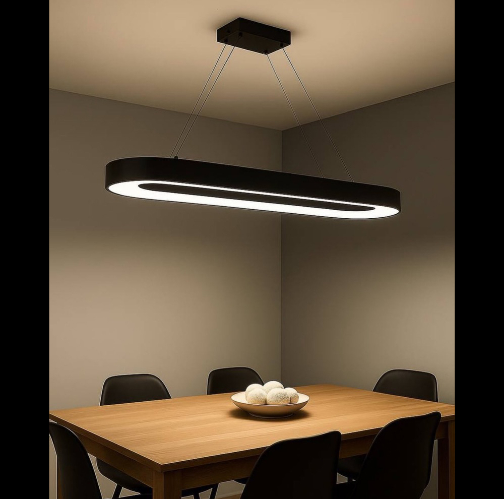 لوستر ام کی ای لایتینگ مدل مدرن کد Ringo-oval
